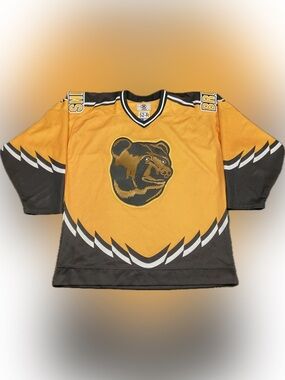 Boston Bruins “Pooh Bear” Starter Authentic NHL Hockey Jersey Size 52-R